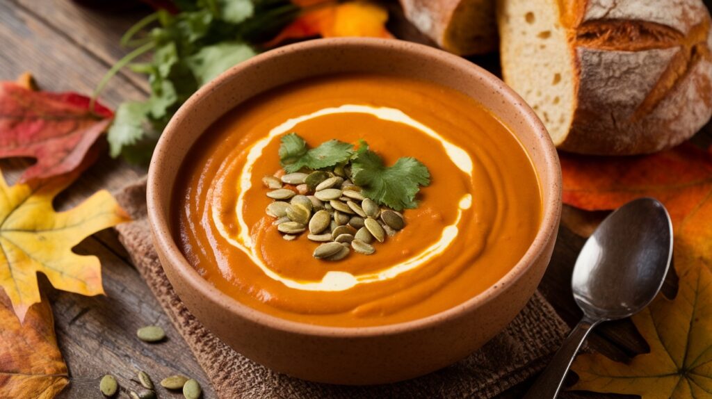 Vegan Curried Pumpkin Soup