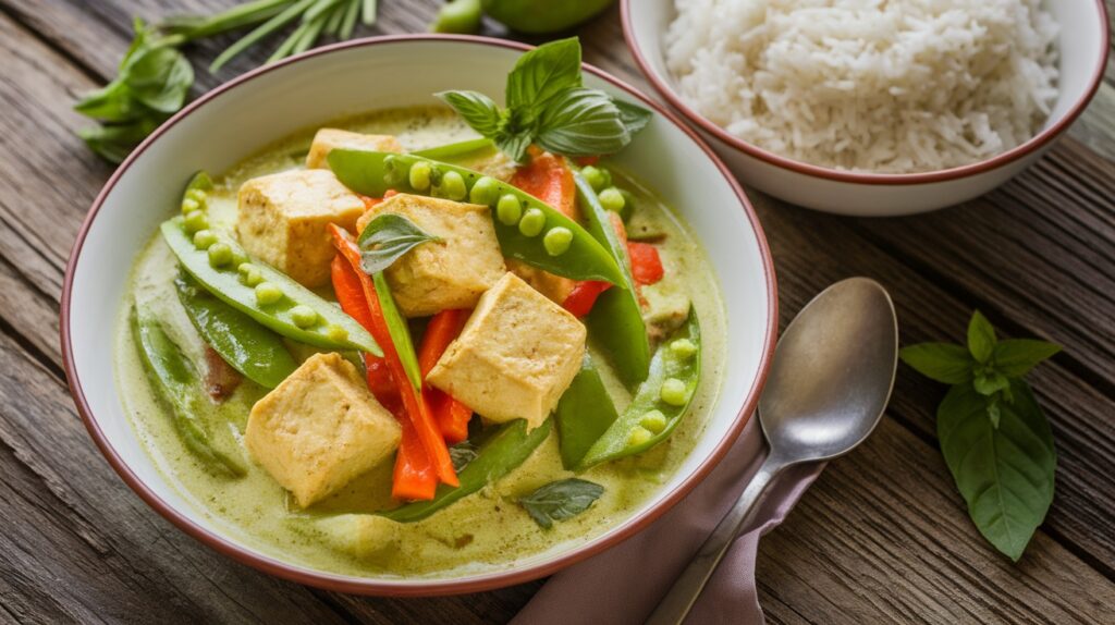 Vegan Thai Green Curry with Tofu