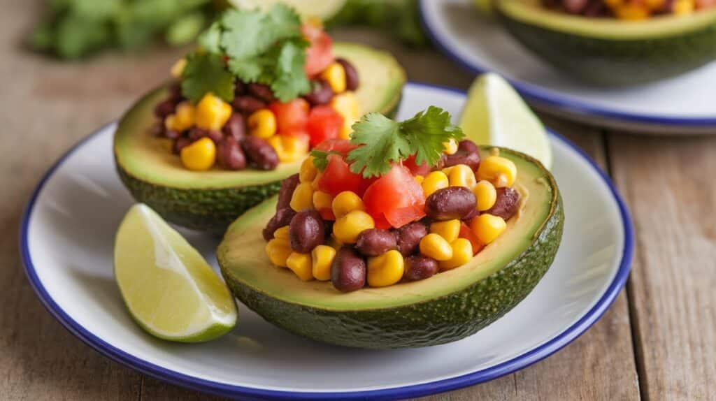 Vegan Taco-Stuffed Avocados