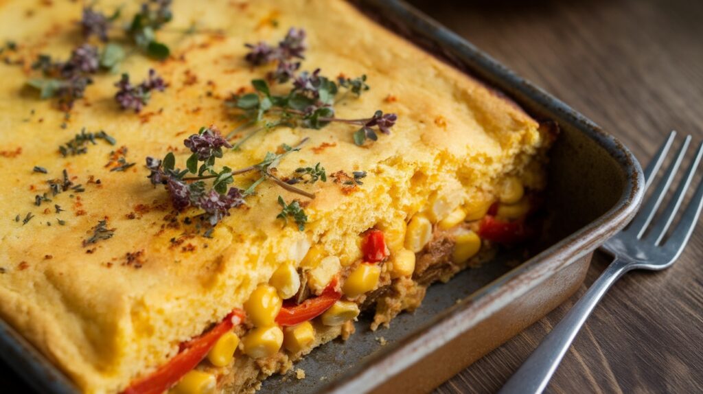 Vegan Cornbread Casserole