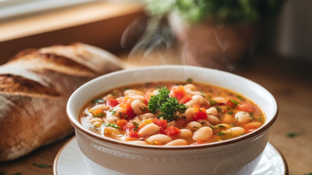 Vegan Italian White Bean Soup