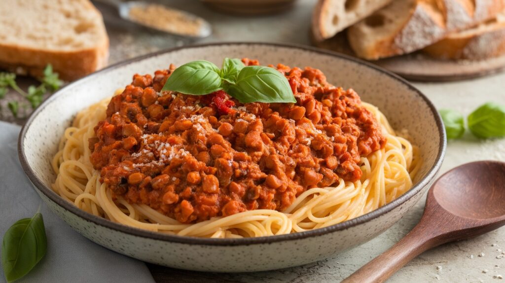 Vegan Lentil Bolognese