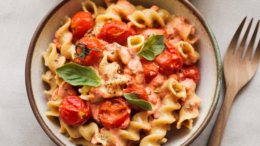 Vegan Creamy Roasted Tomato Pasta