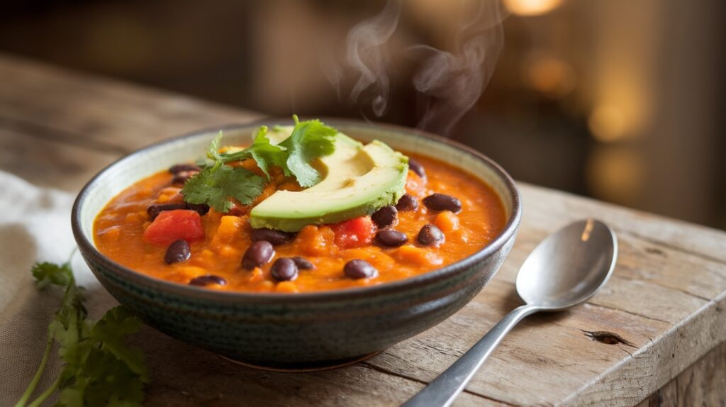 Vegan Pumpkin and Black Bean Chili
