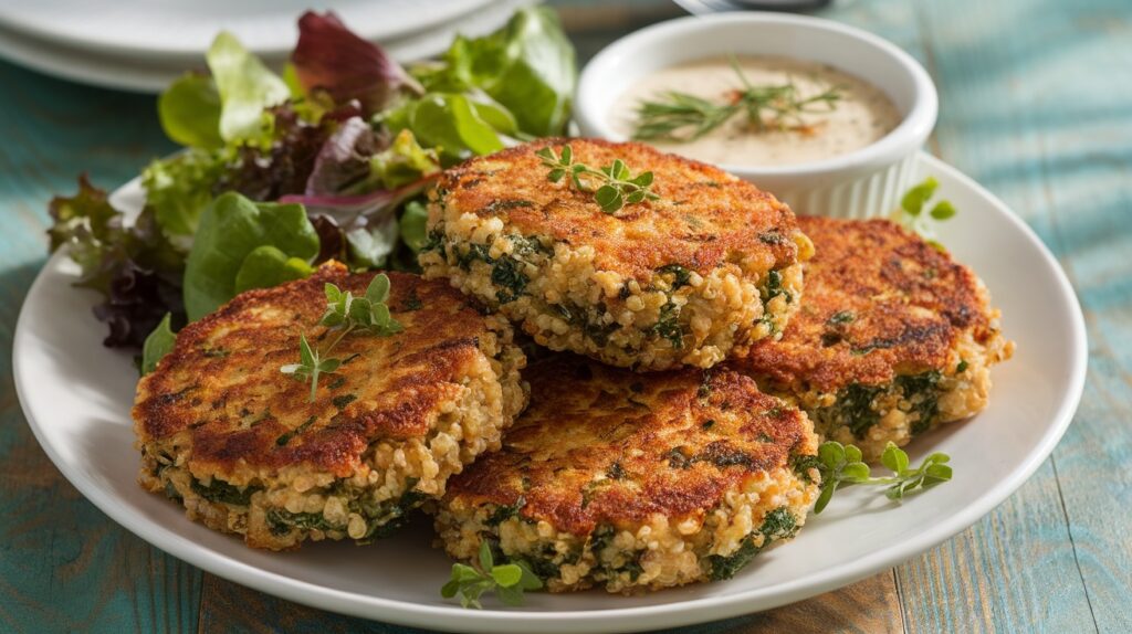 Vegan Quinoa and Kale Patties