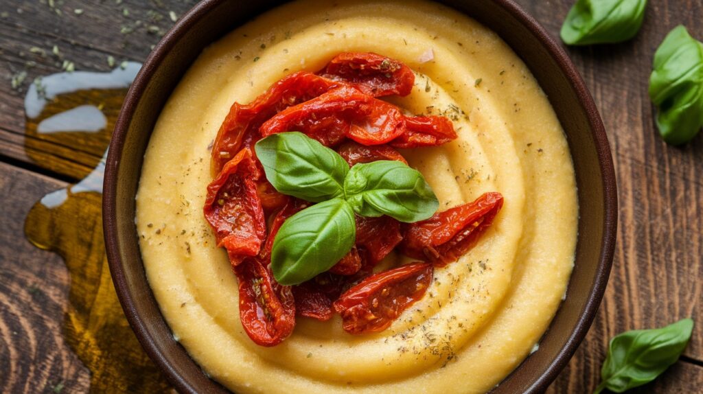 Vegan Sun-Dried Tomato Polenta