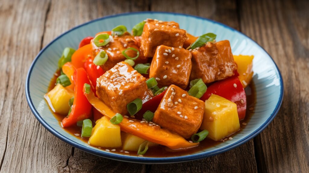 Vegan Sweet and Sour Tempeh