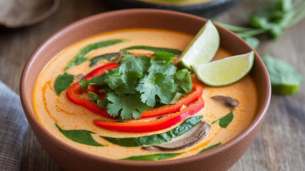 Vegan Thai-Inspired Coconut Soup