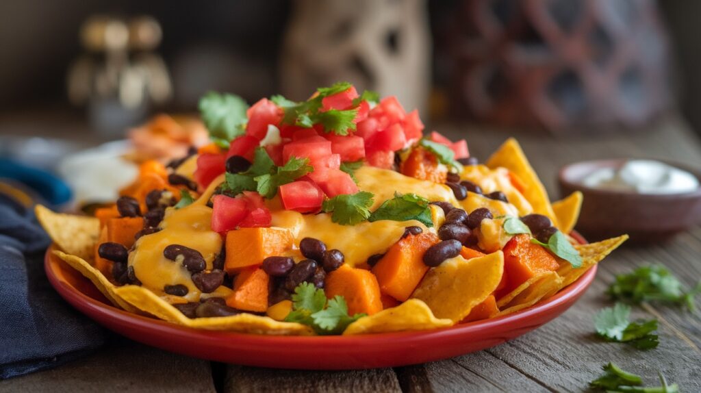 Vegan Butternut Squash Nachos