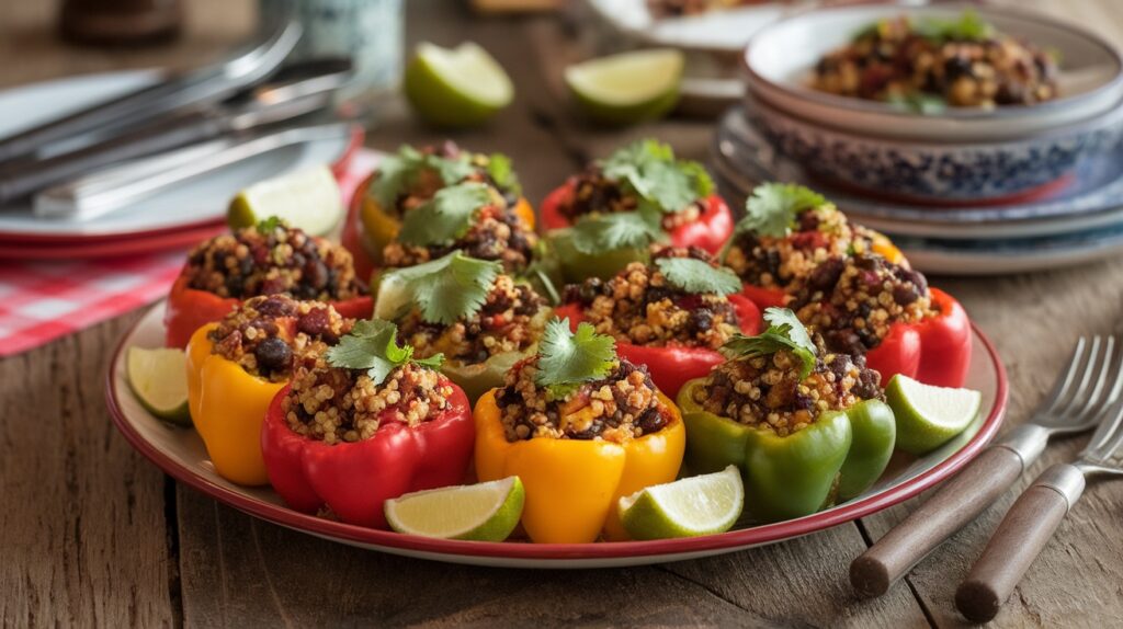Vegan Stuffed Mini Peppers