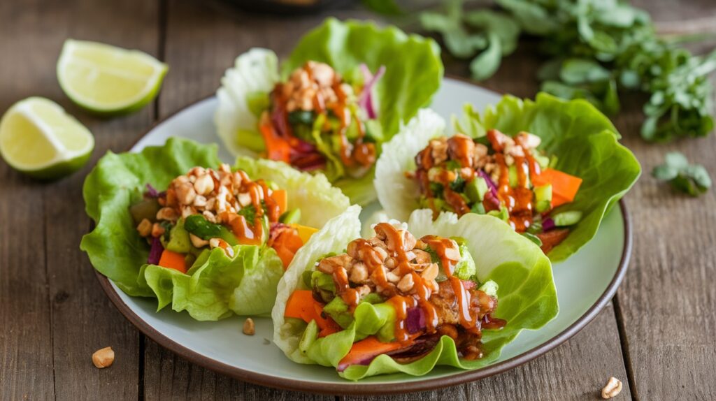 Vegan Thai Lettuce Wraps