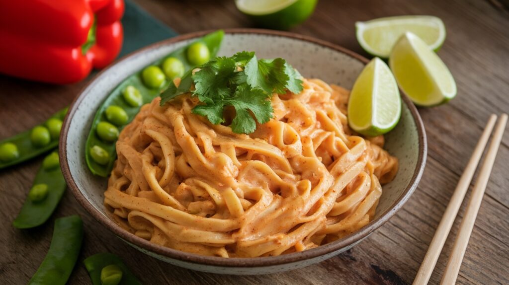 Vegan Creamy Coconut Lime Noodles
