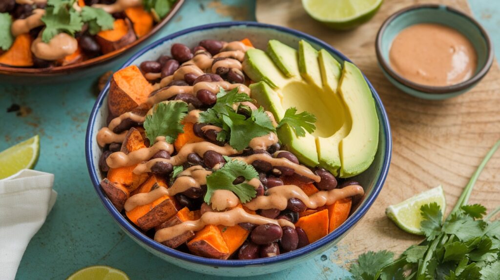 Vegan Chipotle Sweet Potato Bowl