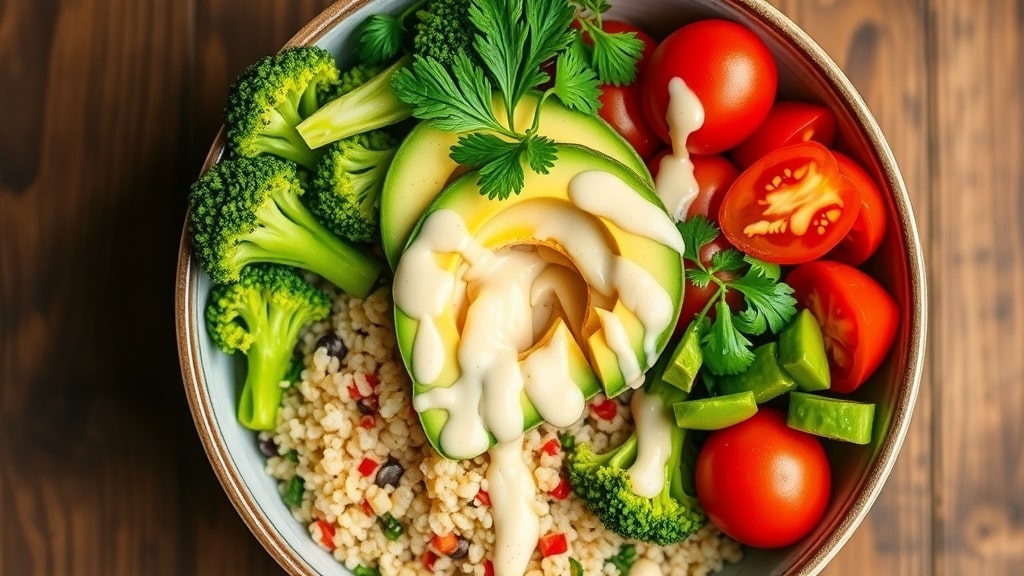 Vegan Broccoli Tahini Buddha Bowls