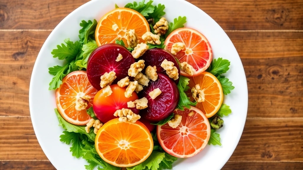 Vegan Roasted Beet and Citrus Salad