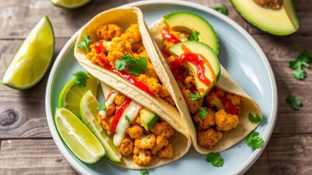 Vegan Chipotle Cauliflower Burritos