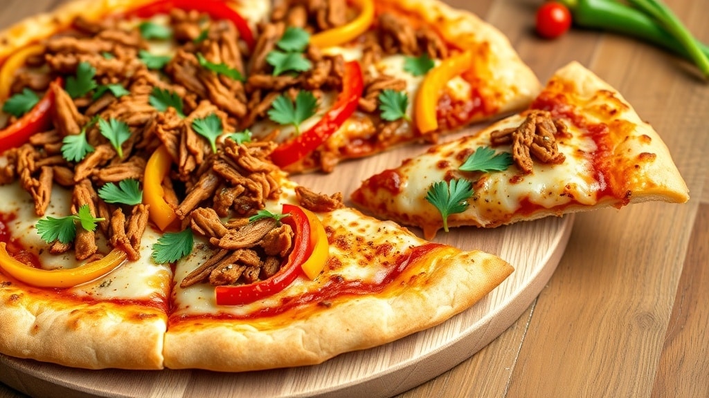 Vegan BBQ Jackfruit Pizza