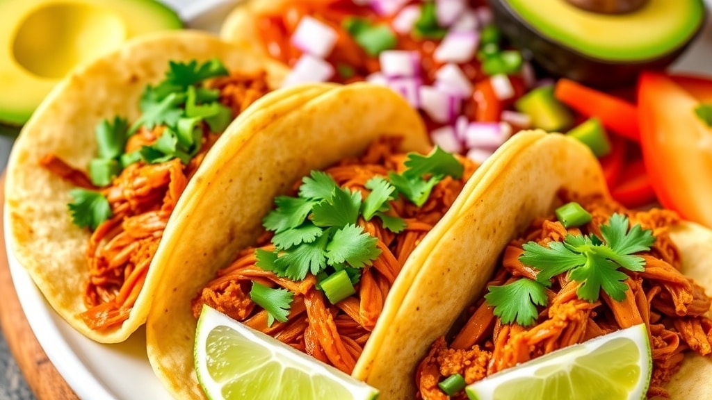 Vegan Jackfruit Tinga Tacos