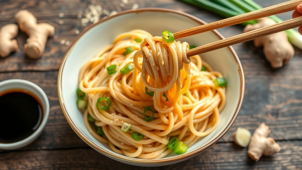 Vegan Creamy Ginger Sesame Noodles