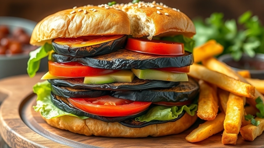 Vegan Crispy Eggplant Sandwiches