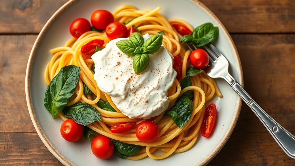 Vegan Pasta with Almond Ricotta