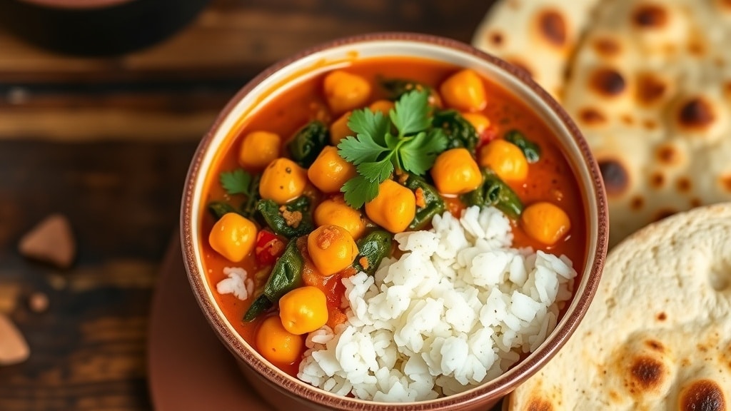 Vegan Butter Chickpeas with Spinach