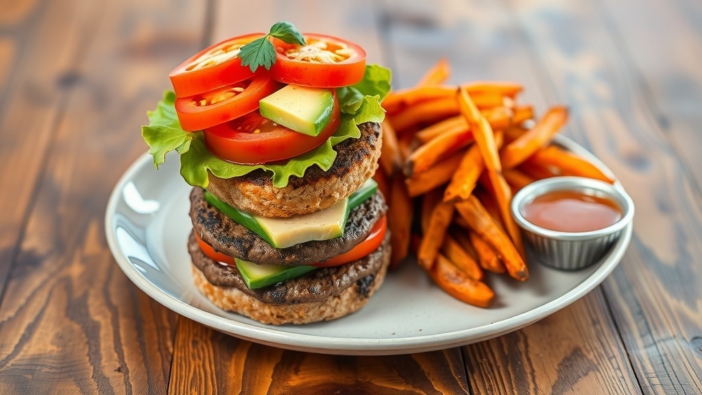 Vegan Mushroom Barley Burgers