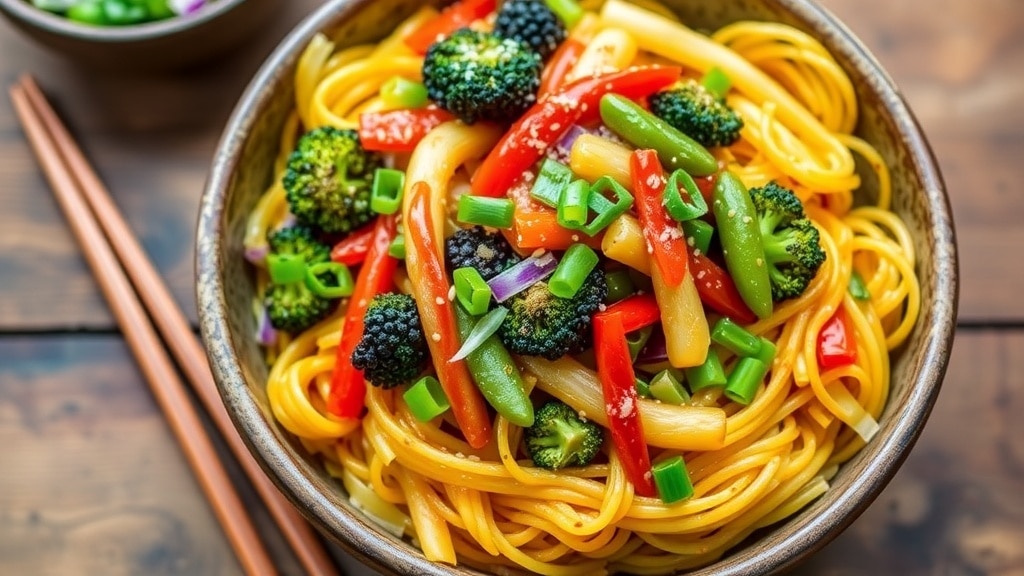 Vegan Teriyaki Spaghetti Squash Stir-Fry