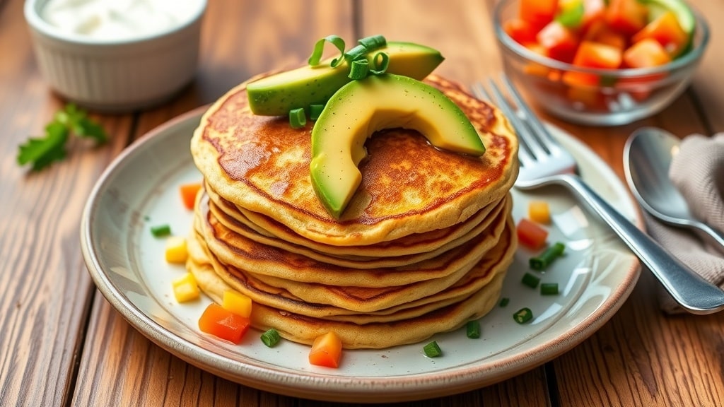 Vegan Sweetcorn and Chive Pancakes