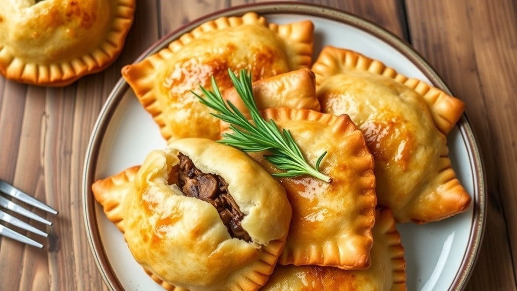 Vegan Rosemary Mushroom Hand Pies