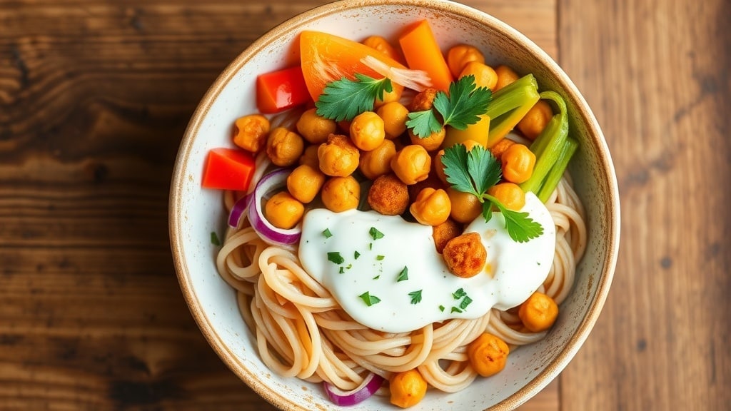 Vegan Coconut Chickpea Soba Bowls