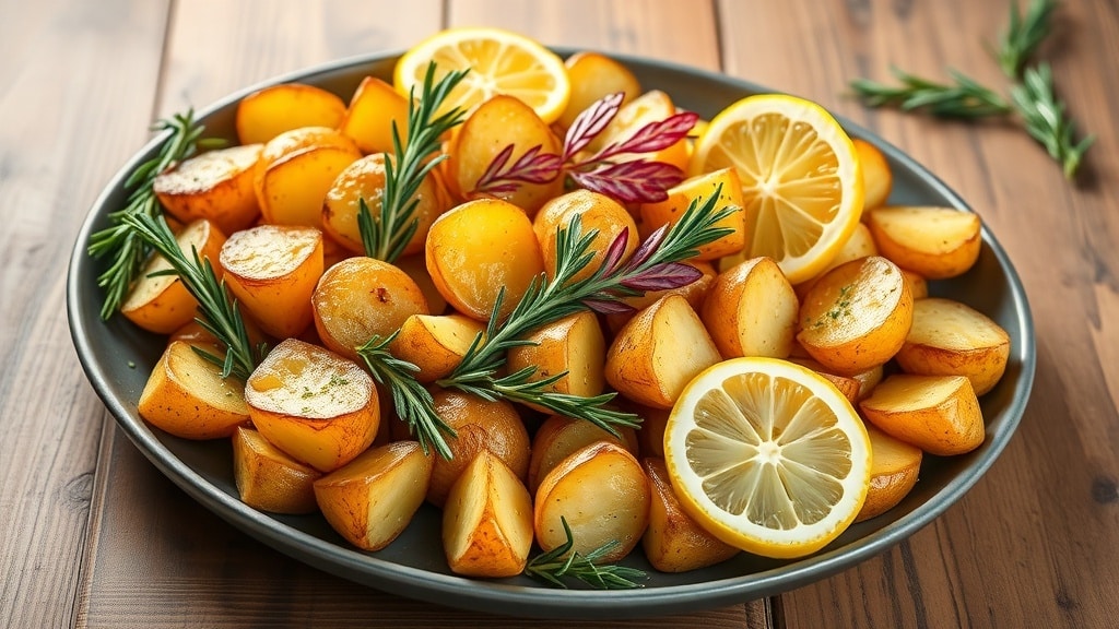 Vegan Lemon Rosemary Potatoes