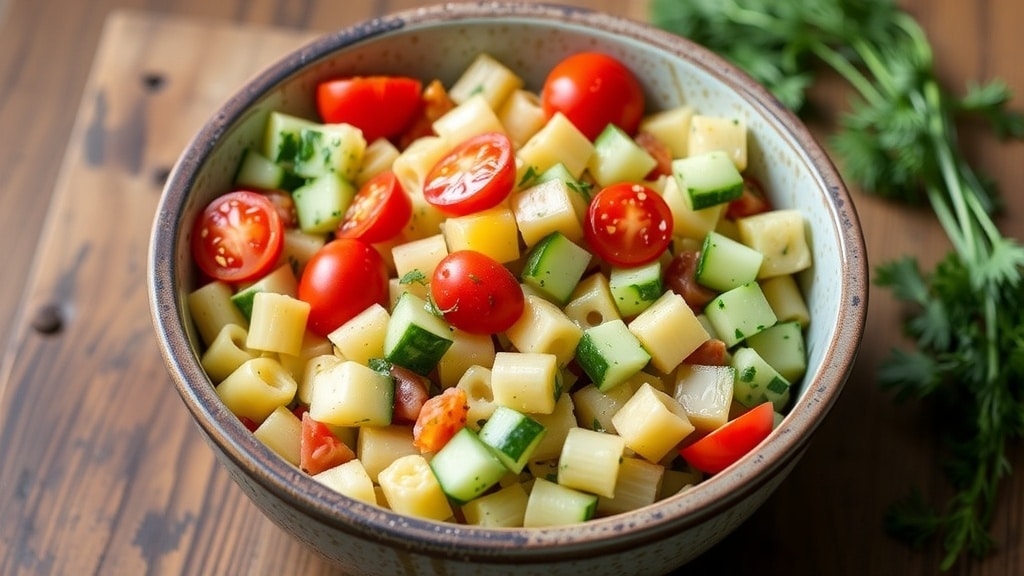 Vegan Cucumber Dill Pasta Salad