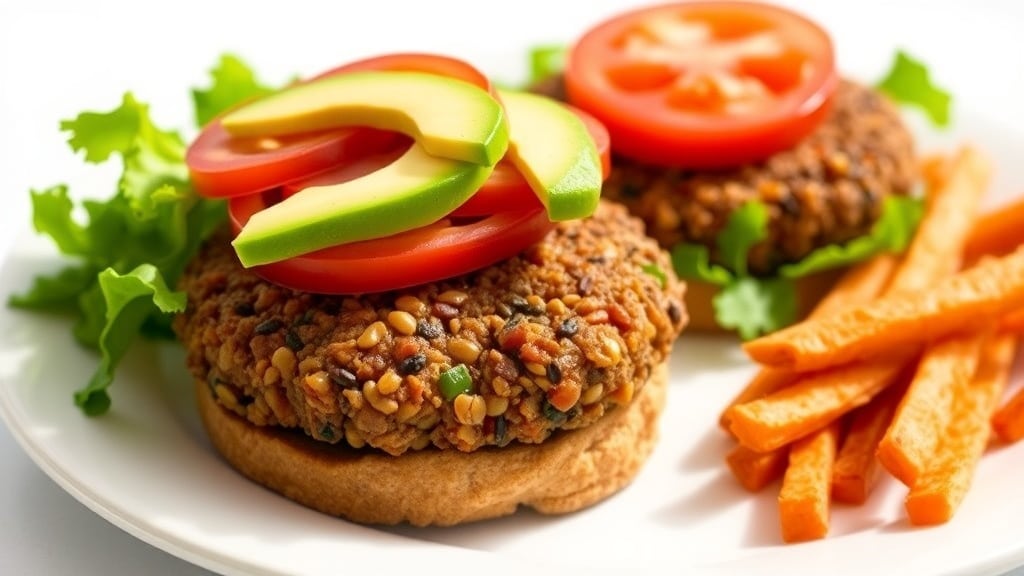 Vegan Lentil Quinoa Burgers