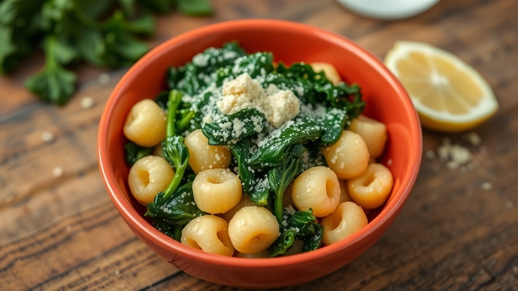 Vegan Kale and Garlic Gnocchi