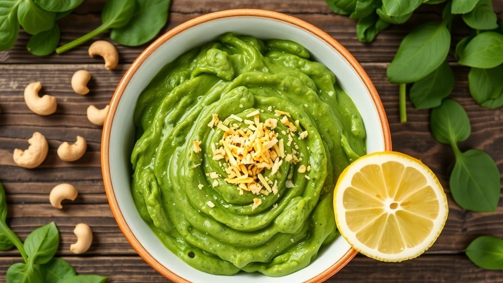 Vegan Cashew Creamed Spinach