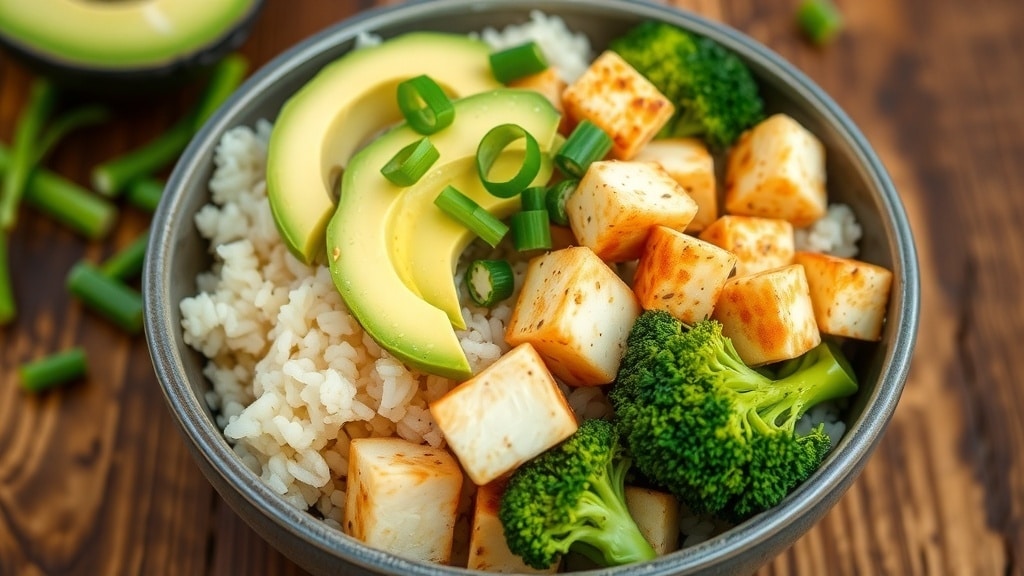 Vegan Ginger Scallion Rice Bowls