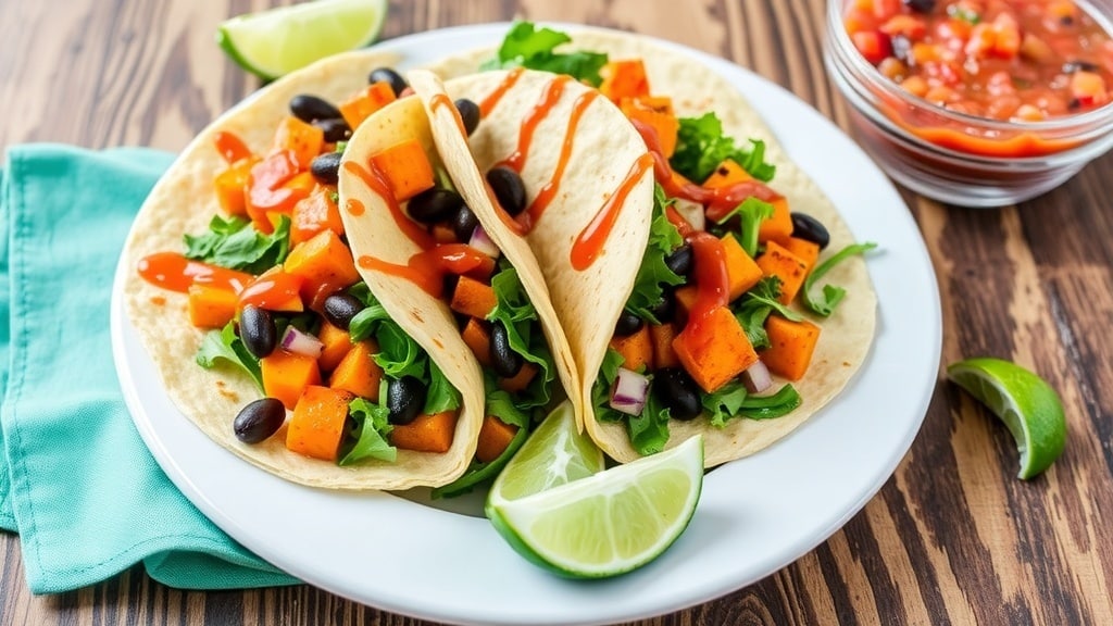 Vegan Chipotle Sweet Potato Wraps