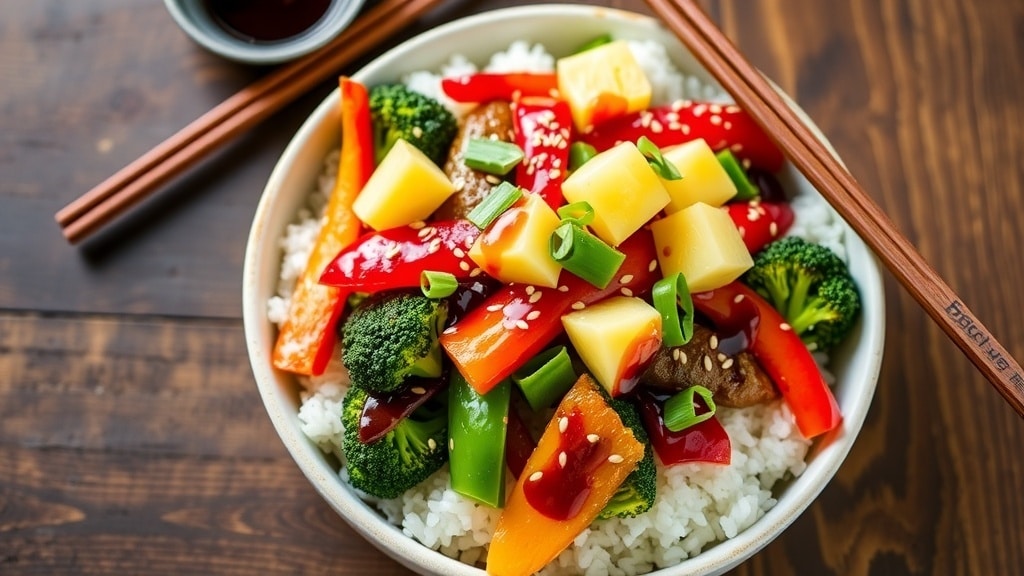 Vegan Teriyaki Pineapple Rice Bowls