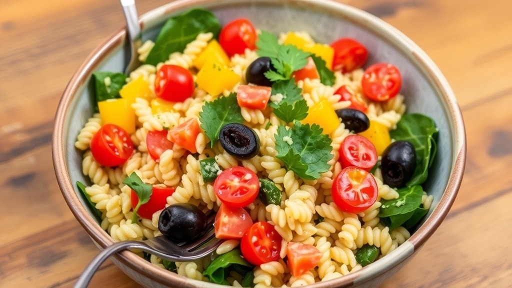 Vegan Mediterranean Orzo Bowl