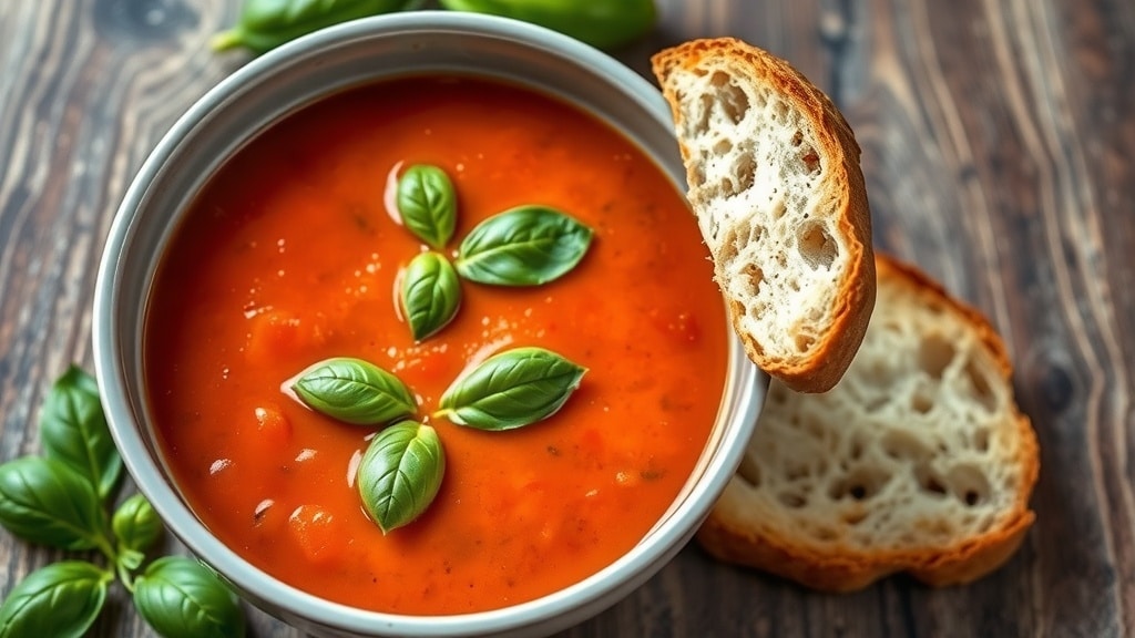 Vegan Roasted Tomato Gazpacho