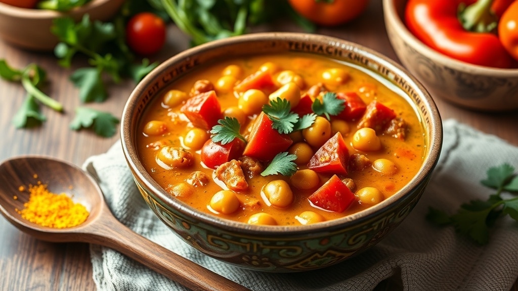 Vegan Saffron Chickpea Stew