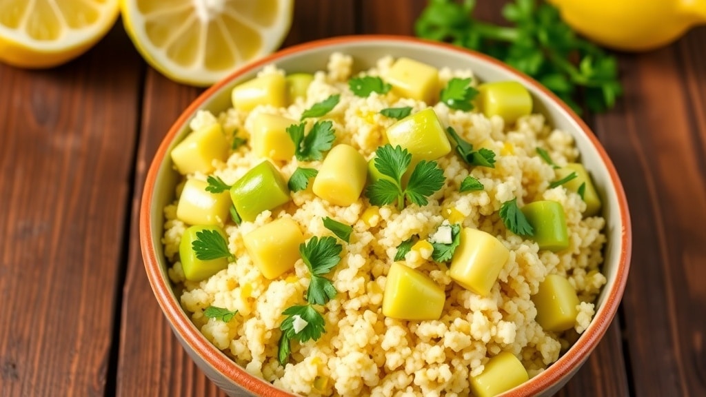 Vegan Lemon Artichoke Couscous