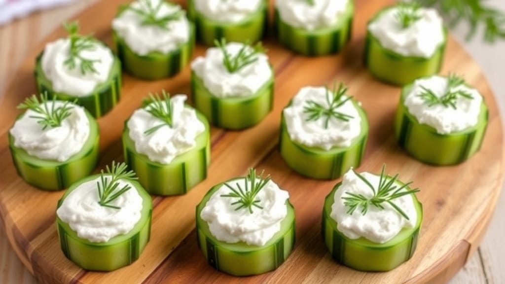 Vegan Dill Cucumber Sandwich Bites