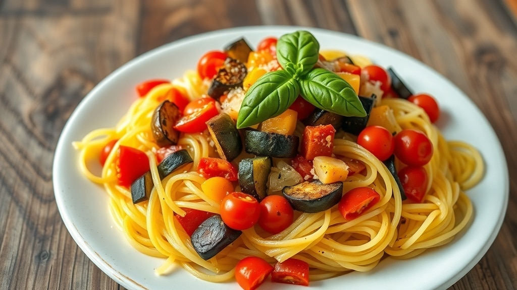 Vegan Spaghetti Squash Ratatouille