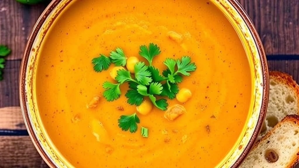 Vegan Coconut Curry Split Pea Soup