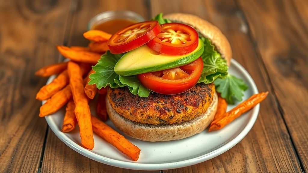 Vegan Sunflower Seed Veggie Burgers